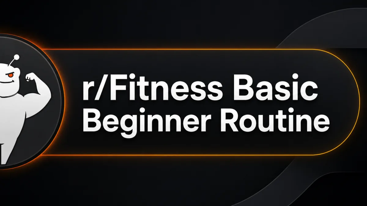 r/Fitness Basic Beginner program art